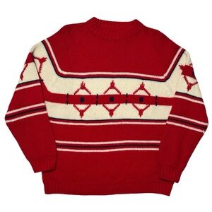 Vintage 70’s Wool Patterned Sweater